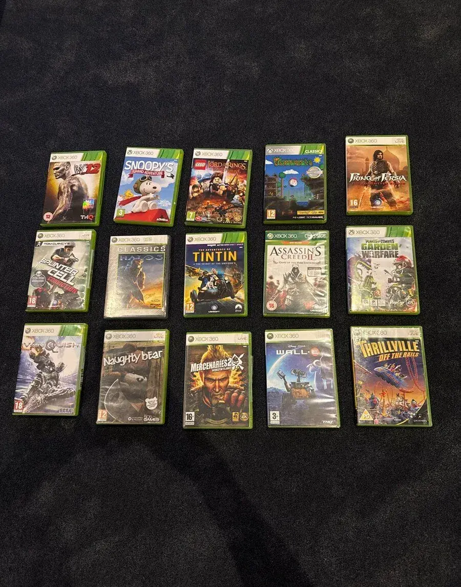 15× hry na Xbox 360 – velký balík her
