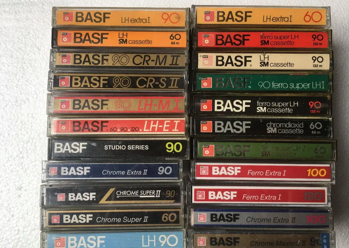 Kazety BASF