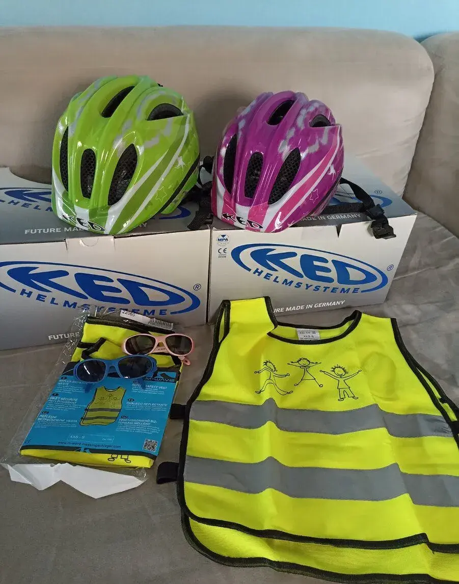 Dětská cyklistická helma KED Meggy vel. S( 46-51cm) + bezpeč