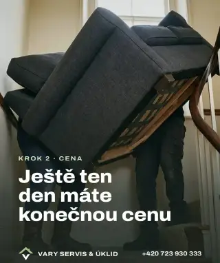Stěhování bytů a firem – dodávka + 2 lidé 1 590 Kč/hod