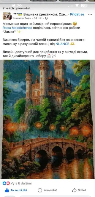 Obraz z korálek