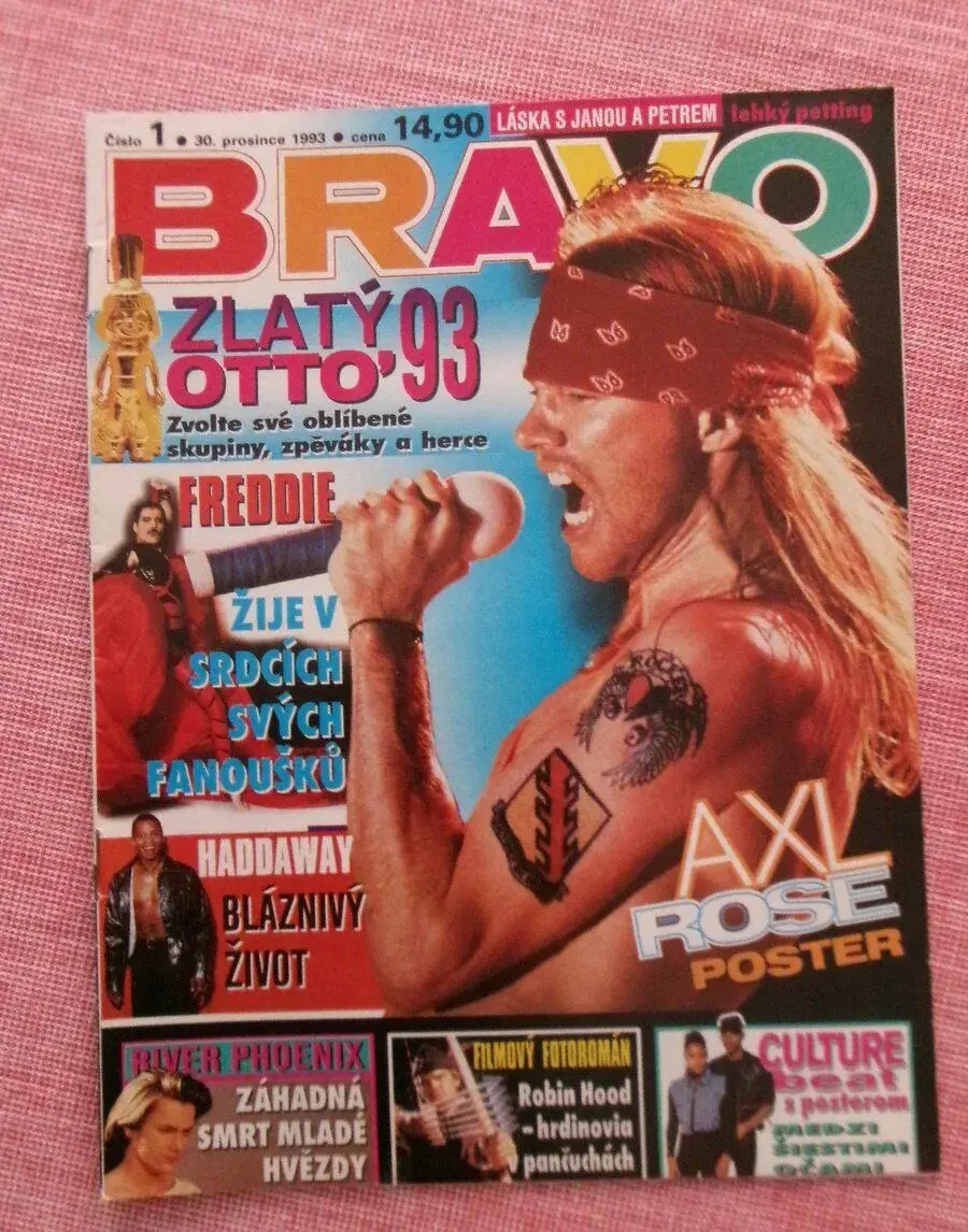 Bravo 1/1994, vydáno 30.12.1993 - komplet.