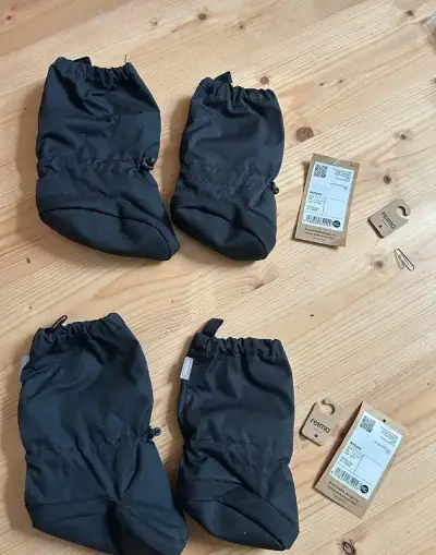 REIMA funkční nepromokavé capáčky Antura black v.0 a 2