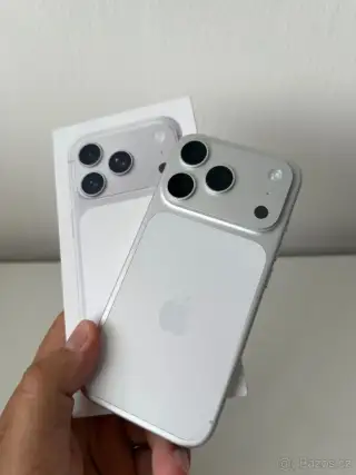iPhone 17 Pro 256GB Silver, stav rozbaleno,0 cyklů baterie