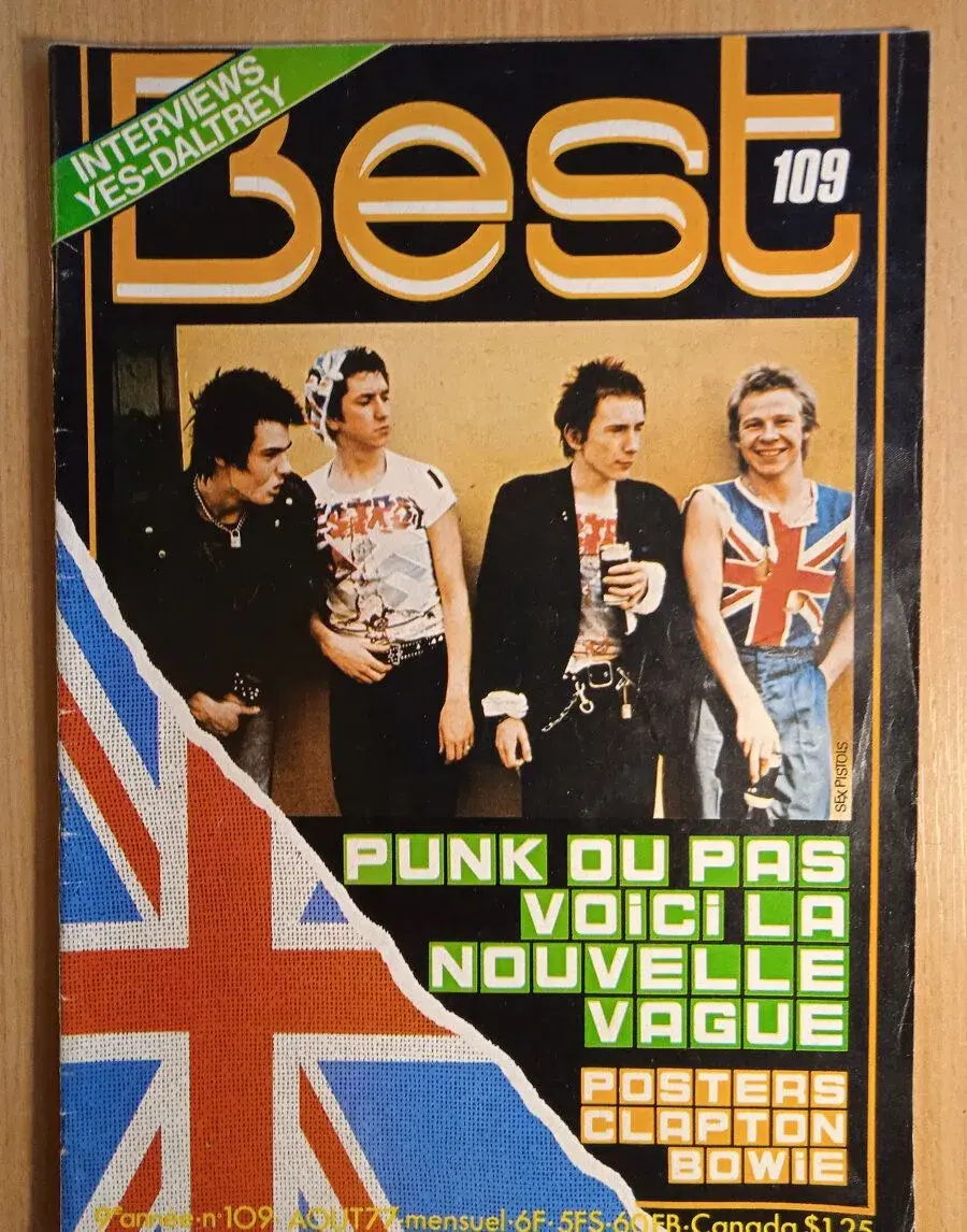BEST 109/1977 – Sex Pistols, Pink Floyd, Genesis, Yes