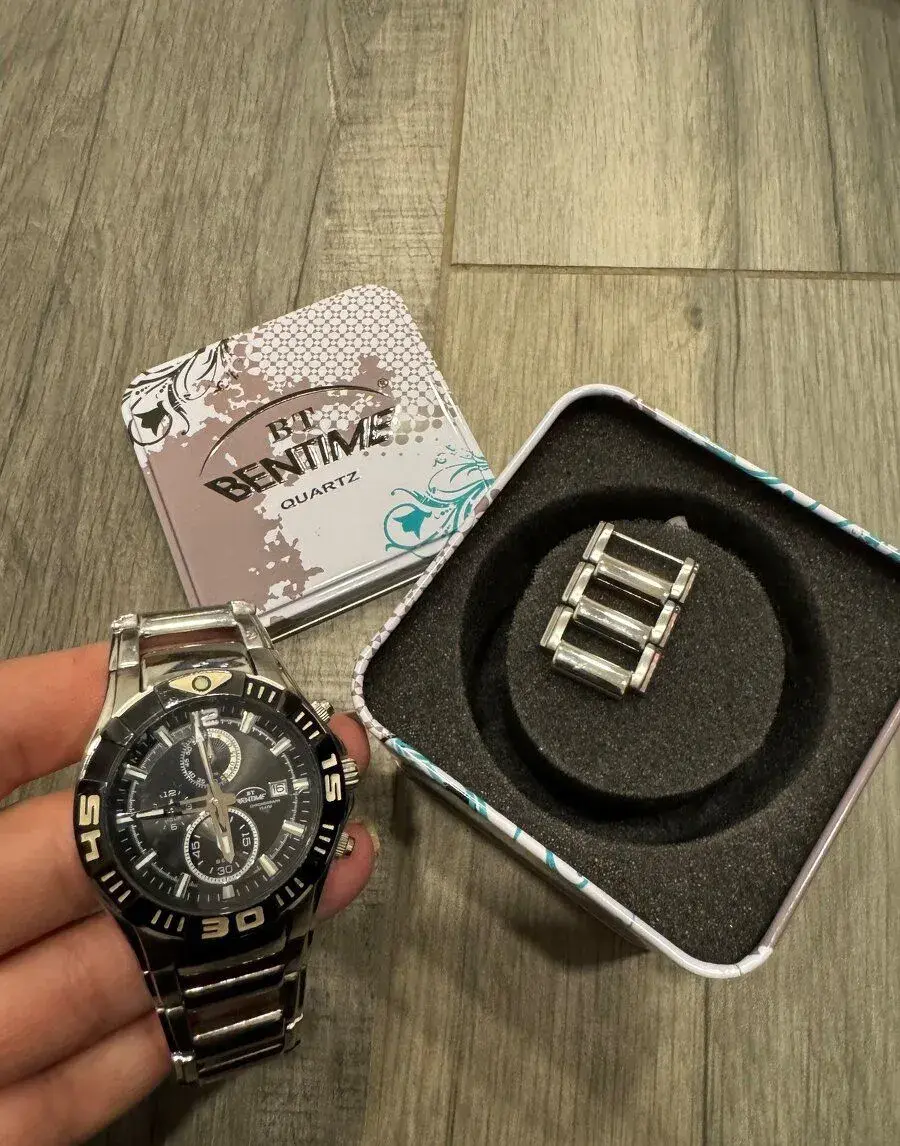 Pánské hodinky Bentime BT1730-9526A – chronograf, ocel