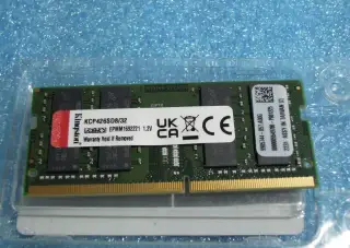 RAM paměť 32GB PC4 DDR4 2666MHz SoDimm Kingston