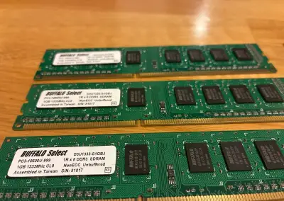 Sada RAM DDR3 3x1GB 1333Mhz