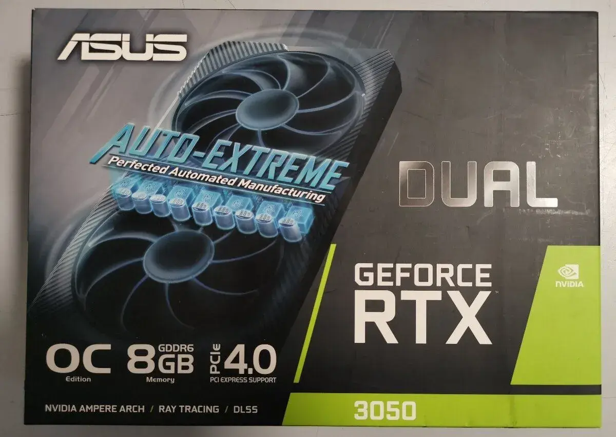 NOVÁ - ASUS Dual GeForce RTX 3050 OC Edition 8GB GDDR6