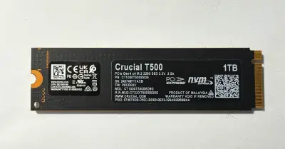 Crucial T500 1TB NVMe M.2 2280