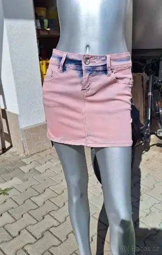 DŽÍNOVÁ MINISUKÝNKA SUBLEVEL S