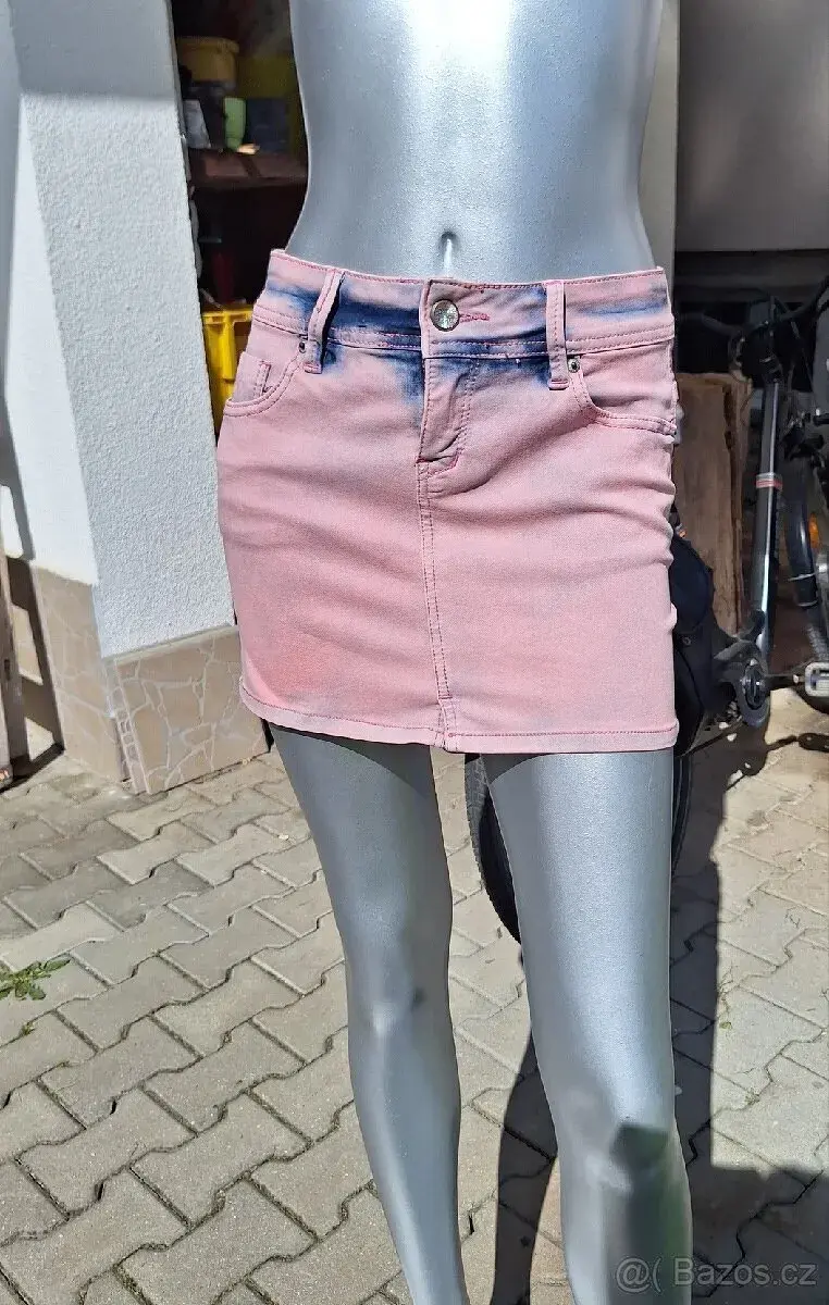 DŽÍNOVÁ MINISUKÝNKA SUBLEVEL S