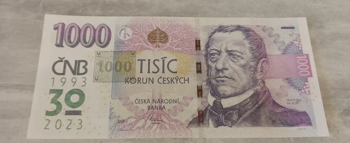 Výroční bankovku 1000 Kč. ČNB. UNC kvality.