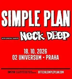 Simple Plan Vstupenky Praha 18.10.2026