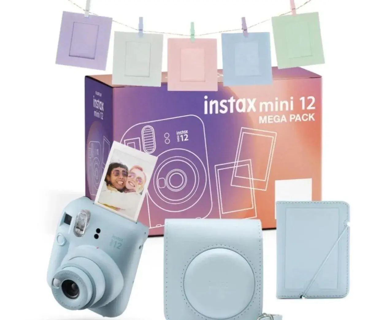 Instax mini 12 blue mega pack