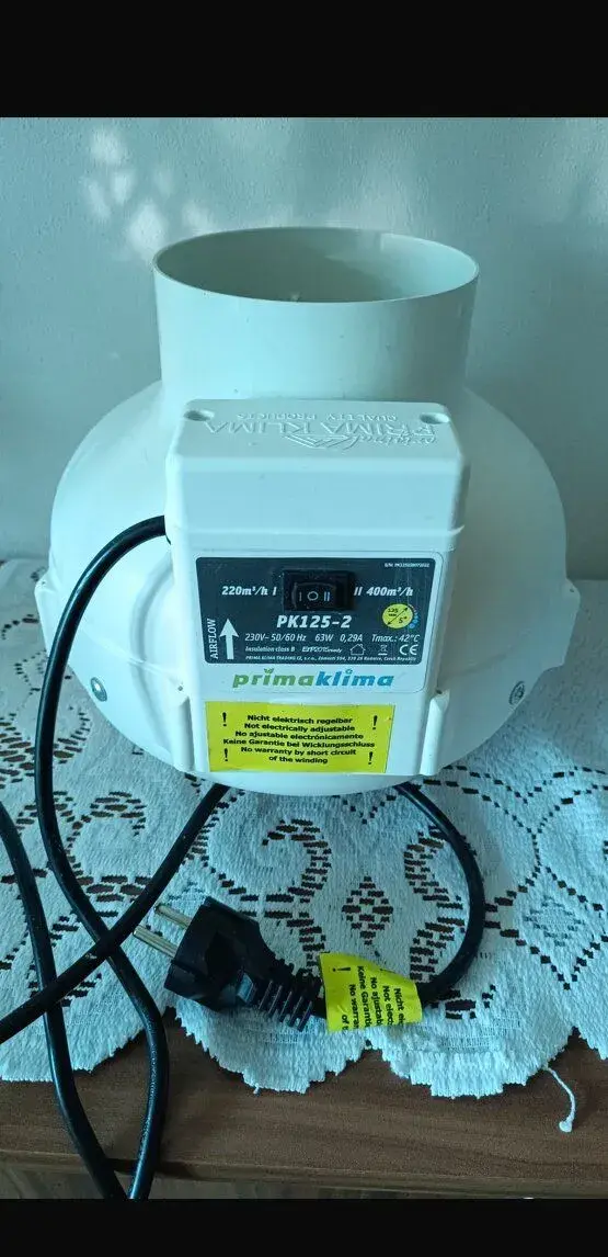 Ventilátor Prima klima