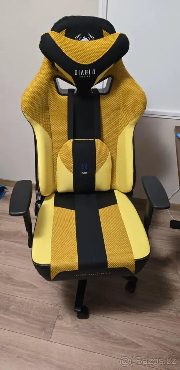 Herní křeslo Diablo X-Player 2.0 King: Dark Sunflower