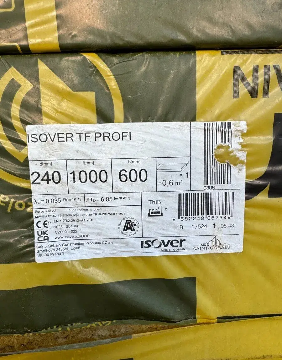Tepelná izolace Isover TF PROFI 240mm
