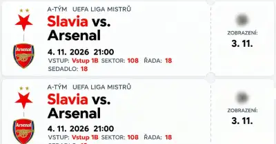 SK Slavia Praha – Arsenal FC (4. 11.) |