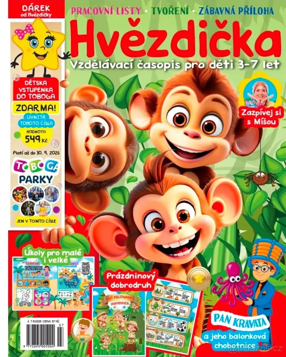 Časopis se vstupem do Bonga