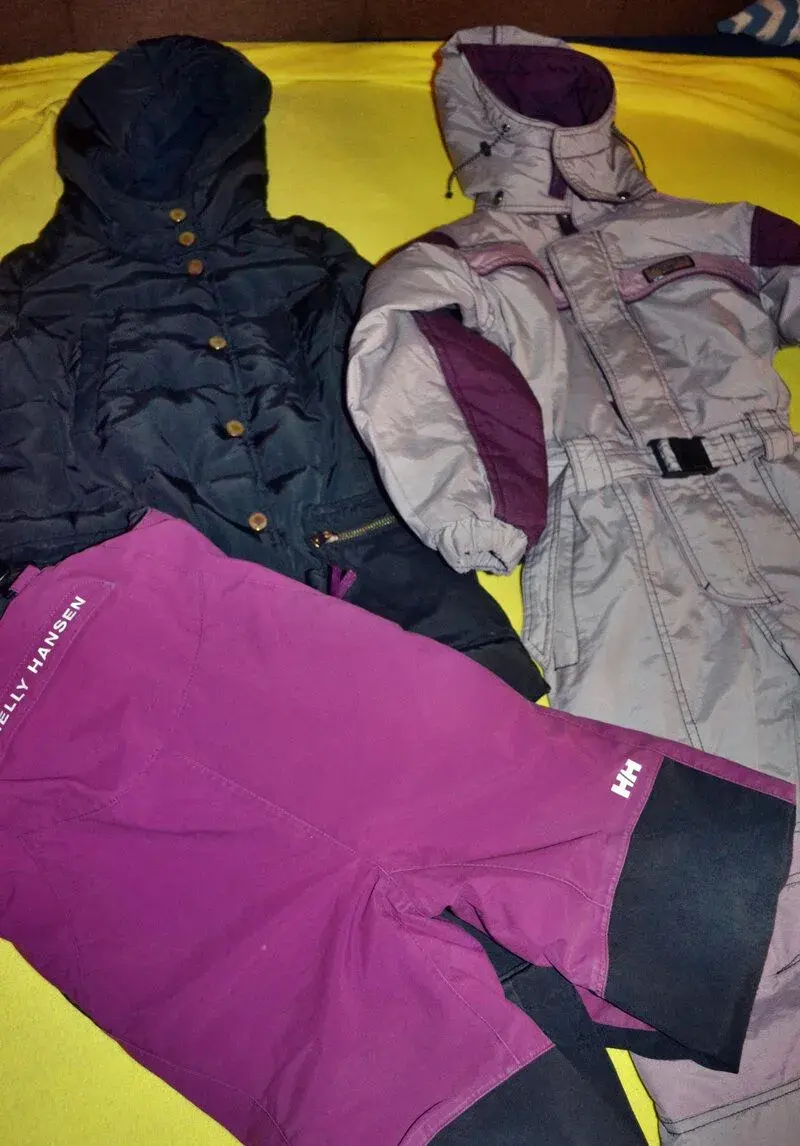 set v.116,kombinéza,oteplovačky a bunda,vše 190kč+ další.