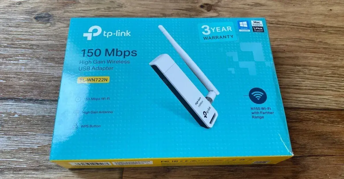 Wi-Fi adaptér TP-Link TL-WN722N (TL-WN722N) bílý verze 3