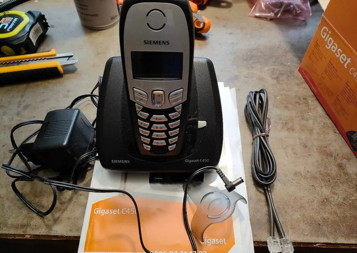 Bezdrátový telefon Siemens