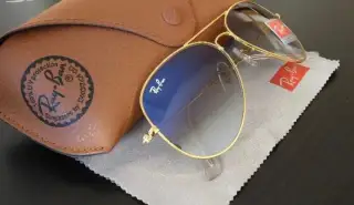 Ray Ban Aviator 3025 Zlaté obroučky / Gradálová skla