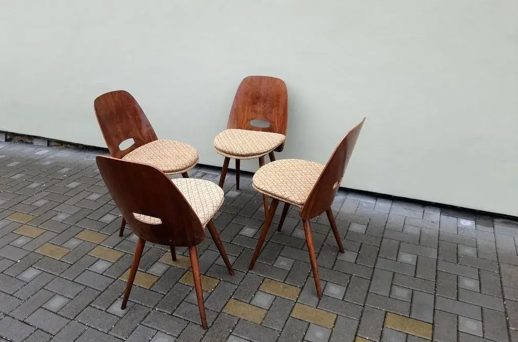 Retro židle F. Jirák 4ks