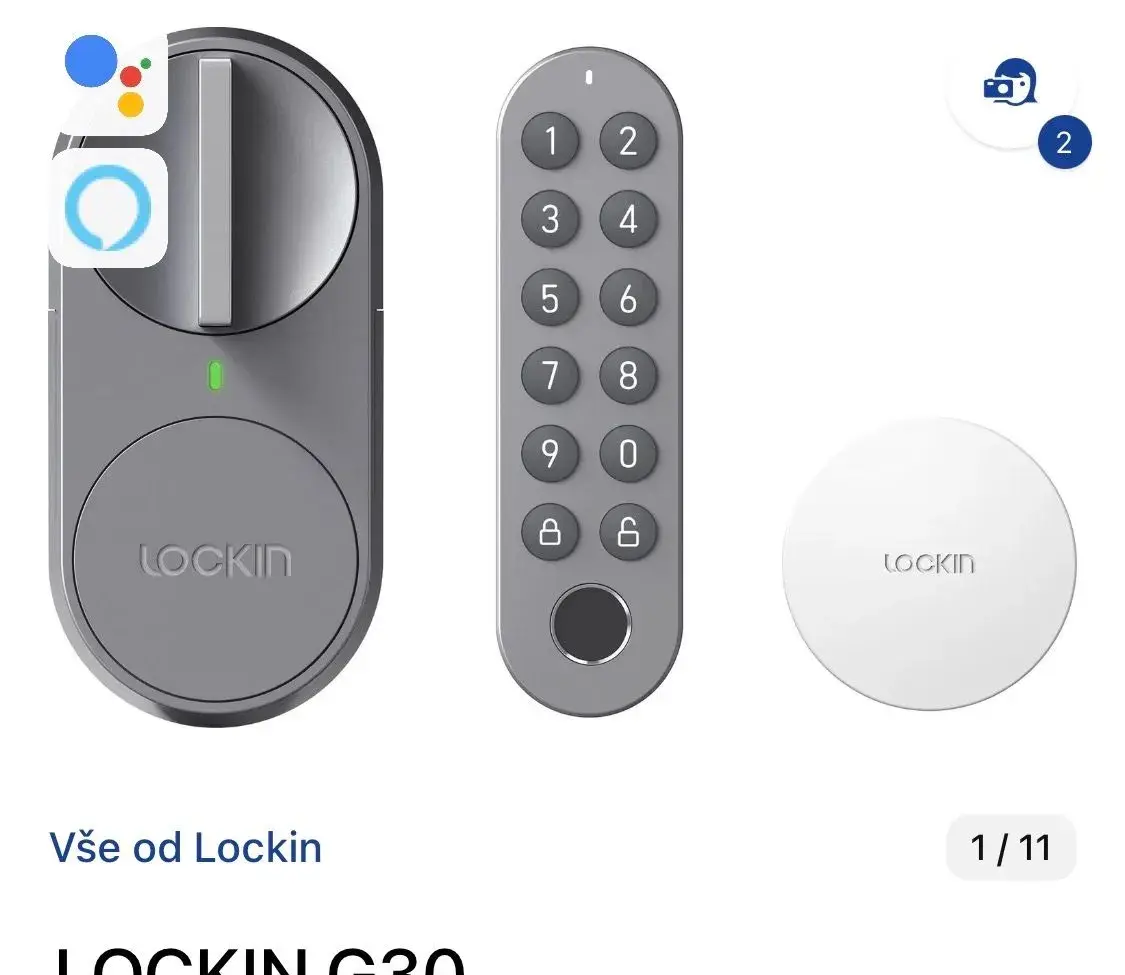 Chytry zamek Lockin G30