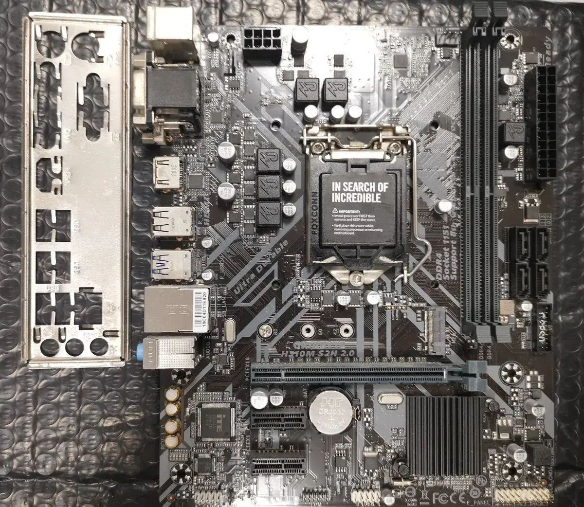 GigaByte H310M S2H 2.0 pre intel CPU 8 9 gen socket 1151