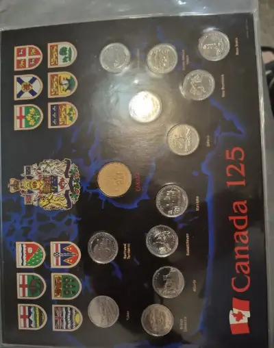 Kanadské pamětní mince,za vše 4500