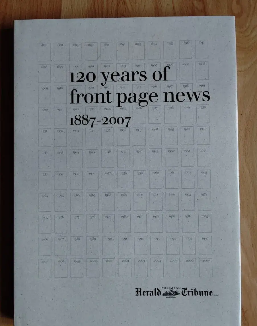 120 years of front page news 1887-2007
