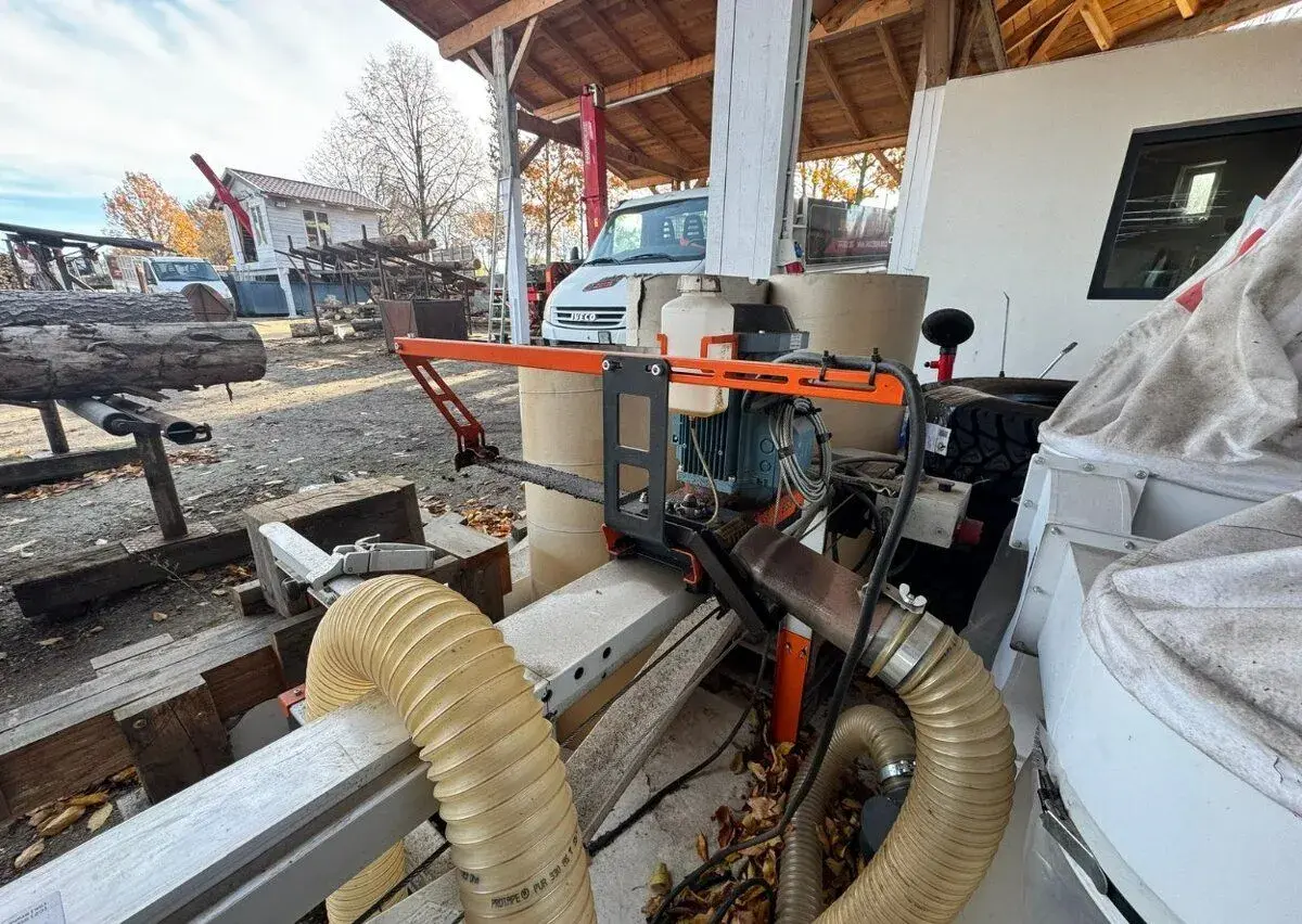 Logosol 6m pořezová lavice 5kw elektromotor nové