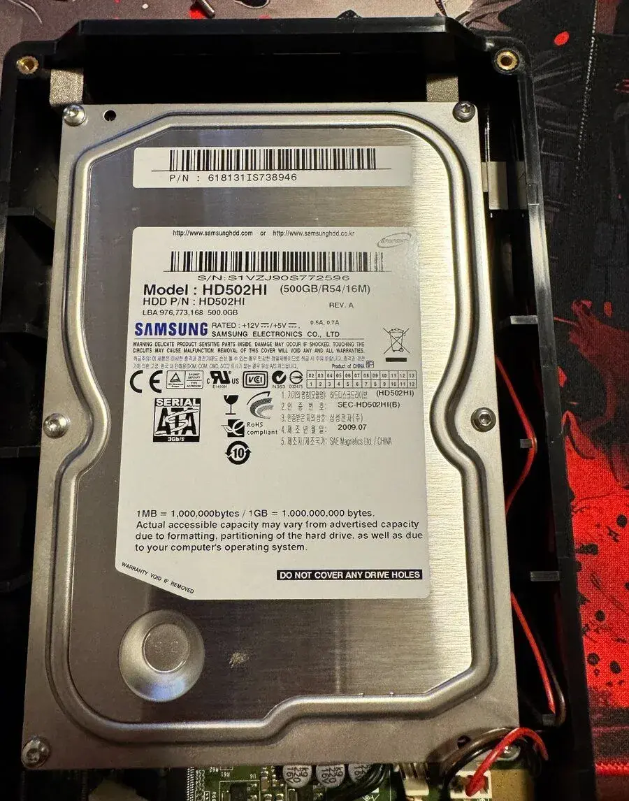 Samsung 500GB + Transcend StoreJet 35 Ultra