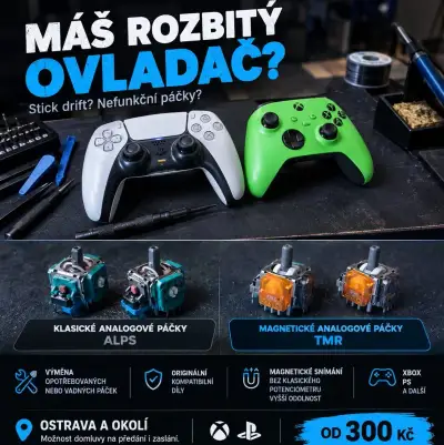 Ovladače XBOX,PS4/5