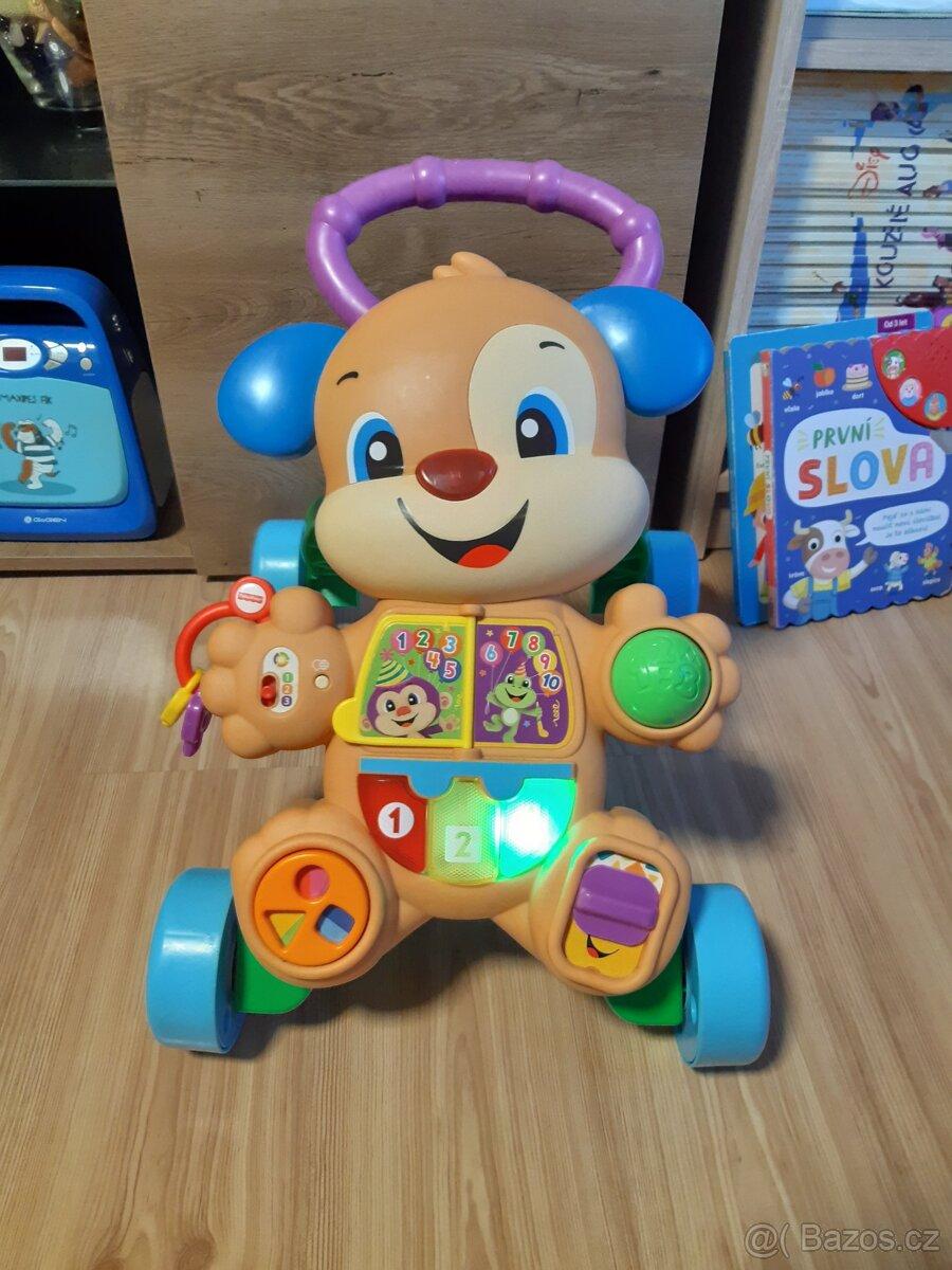 Fisher Price mluvicí chodítko pejsek