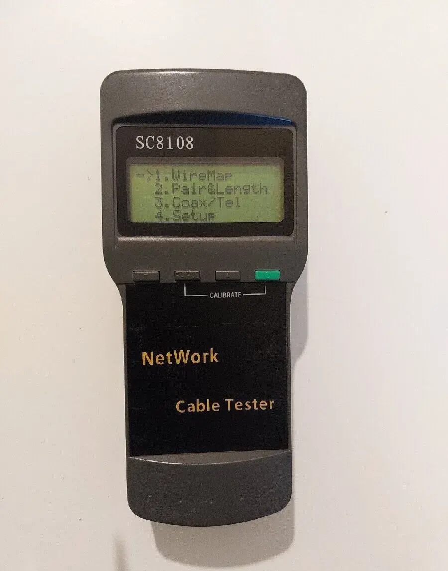 SC8108 Network cable tester - zkoušečka ethernet kabelů