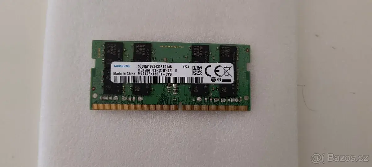 RAM Samsung 16 GB, DDR4, SO-DIMM
