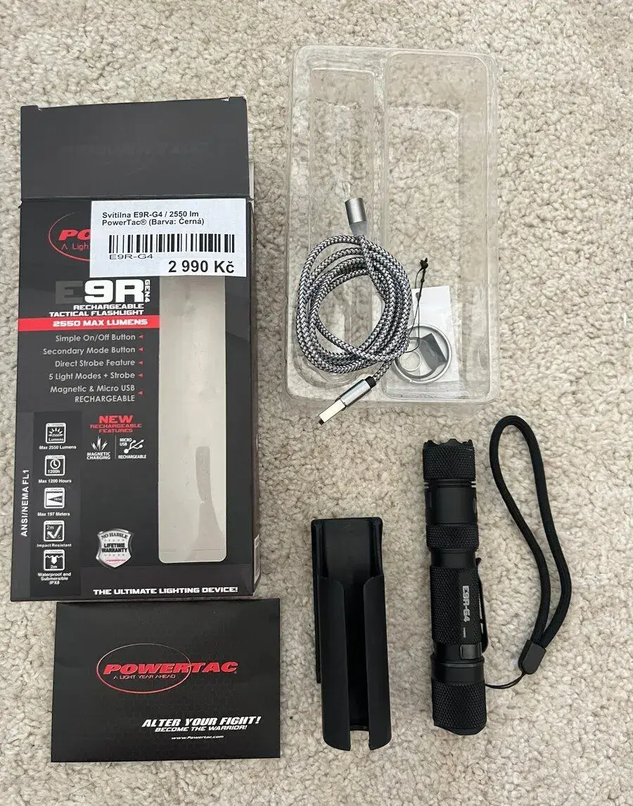 PowerTac E9R-G4, 2550 lm