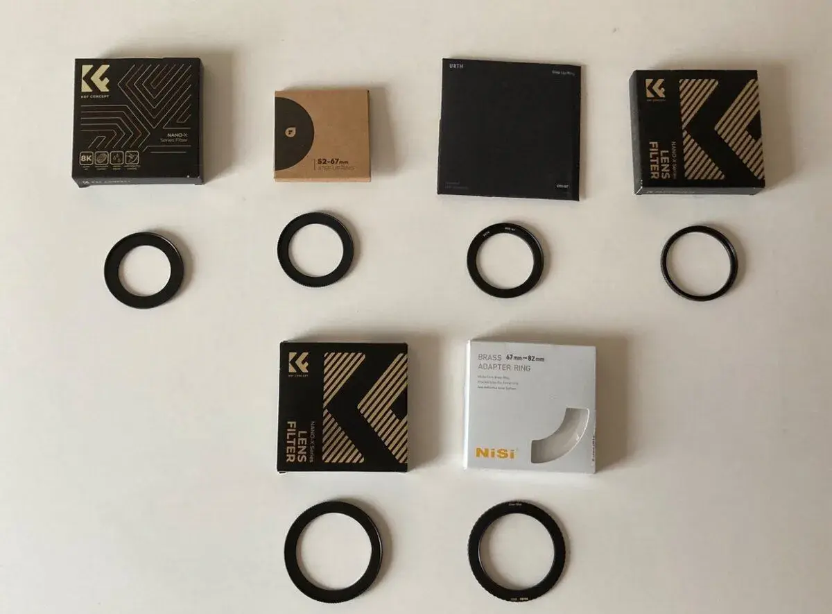 STEP UP FILTER ADAPTER RINGS - Filtrační kroužky
