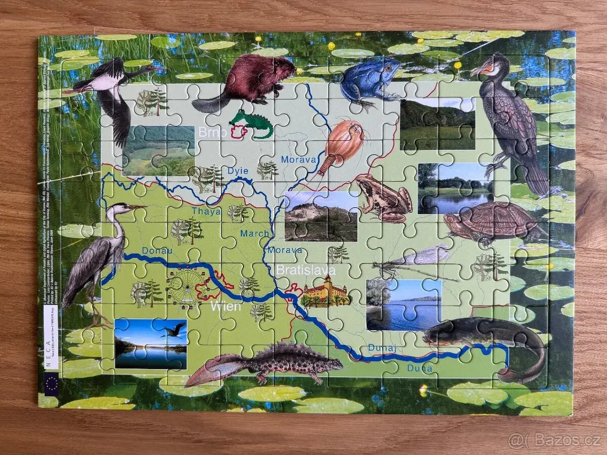 Vzácné puzzle NECA 2006, Dunajské luhy