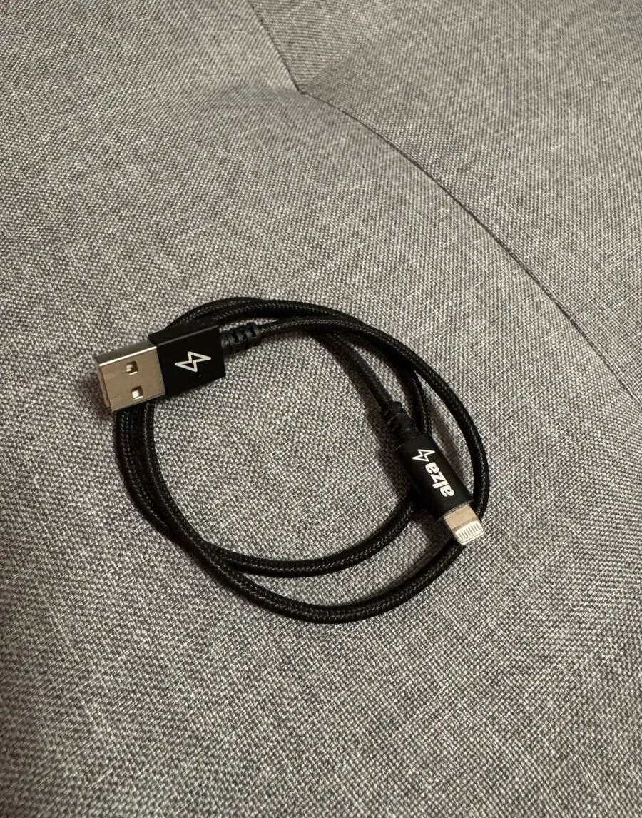 Datový kabel AlzaPower AluCore USB>Lightning MFi 0.5m černý