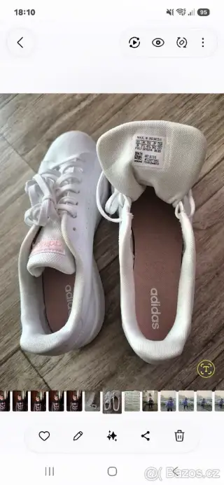 Bílé Adidas tenisky