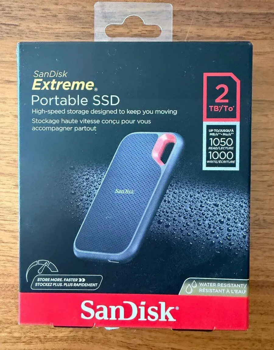 SanDisk Extreme Portable SSD V2 2TB