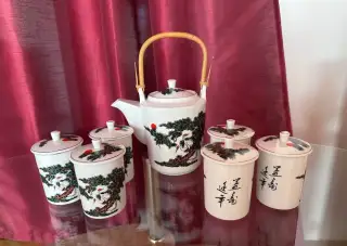 Čínská porcelánová čajová souprava