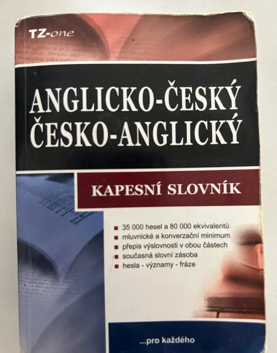 Česko-anglický kapesní slovník