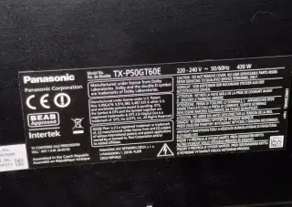 Plazmová televize Panasonic Smart Viera TX-P50GT60E