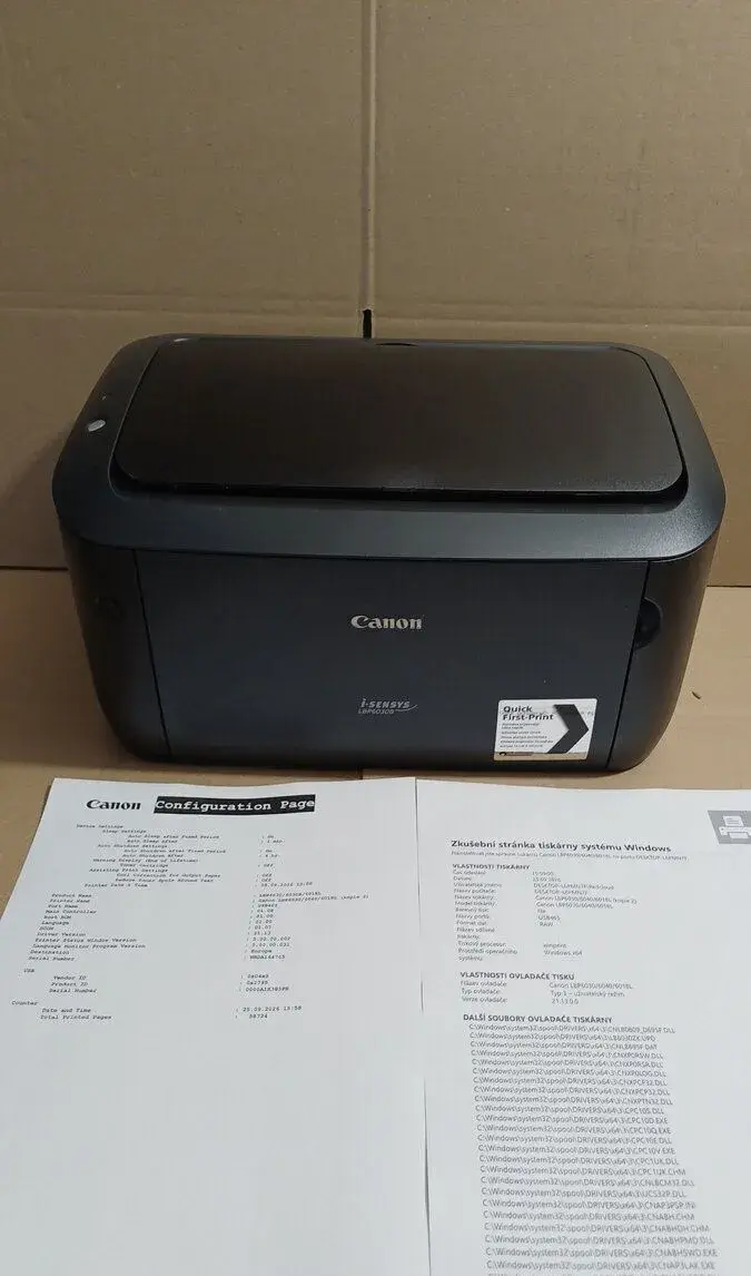 Canon LBP6030B | RV 2020 | najeto 13t.|nový toner