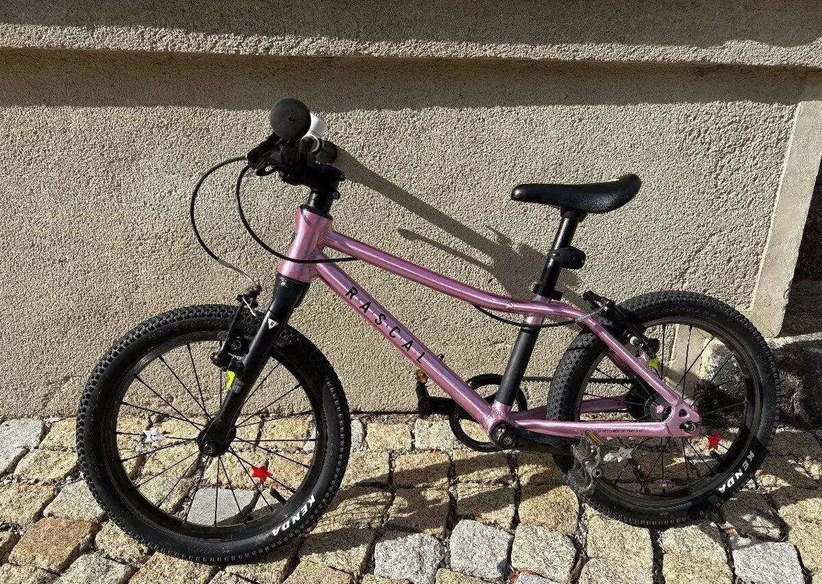 Dětské kolo RASCAL vel. 16 , růžové